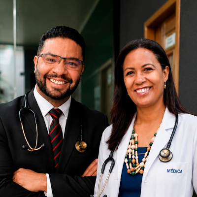 Andréia França e Eduardo Ribeiro, egressos XIV Turma (2005), Climev – Clínica Médica Veterinária Especializada, Ariquemes/RO.
