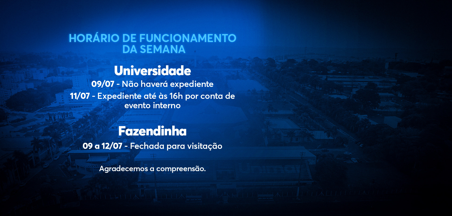 Atendimento Semana